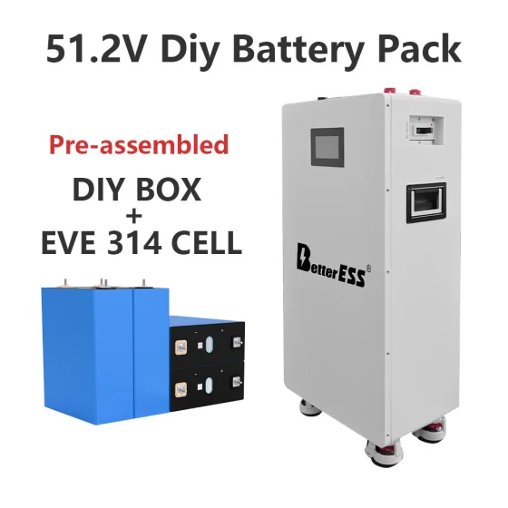 48V 16S 280Ah-314Ah DIY Vertical JK Box Battery Kits with JK Inverter 200A BMS and Wheels