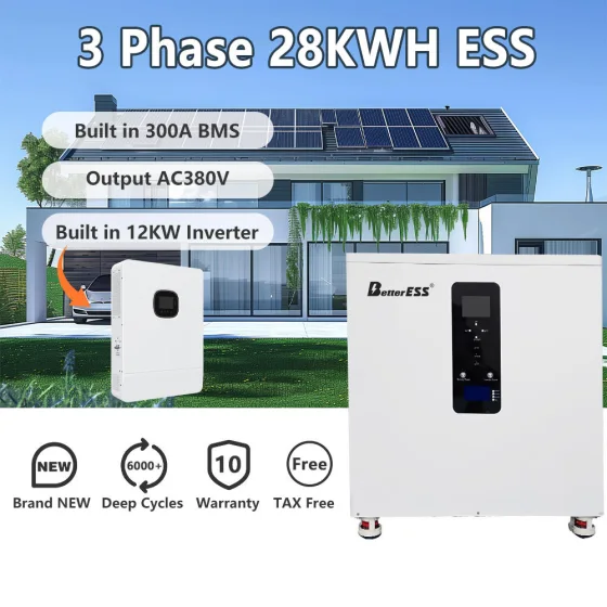 51.2V 560Ah 28kwh Three-phase All in One AC380V  With 12kw Inverter Home Energy Storage System