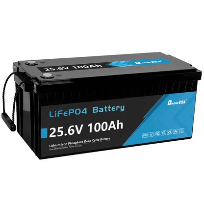 24V 100Ah LiFePO4 Battery Built-in 100A BMS with Bluetooth, Self-heating and Active Balancer