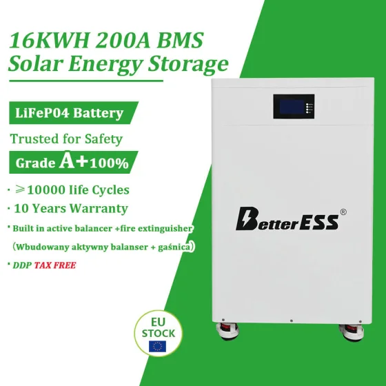 (EU Stock) BetterESS 51.2V 314Ah 16KWh LiFePO4 Mobile ESS With Active Balancer for Home Energy Storage