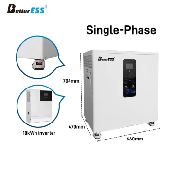 48V/51.2V 15kWh / 20kWh / 30kWh Single Phase Off-Grid All-in-One Energy Storage System with 10kW Inverter | LiFePO4 Home Solar Battery Backup