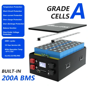 EU Stock 48V LiFePO4 Battery BOX With JK BMS Air Switch For 16S 280Ah-314Ah, Solar System