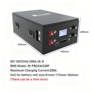 EU Stock 48V LiFePO4 Battery BOX With JK BMS Air Switch For 16S 280Ah-314Ah, Solar System